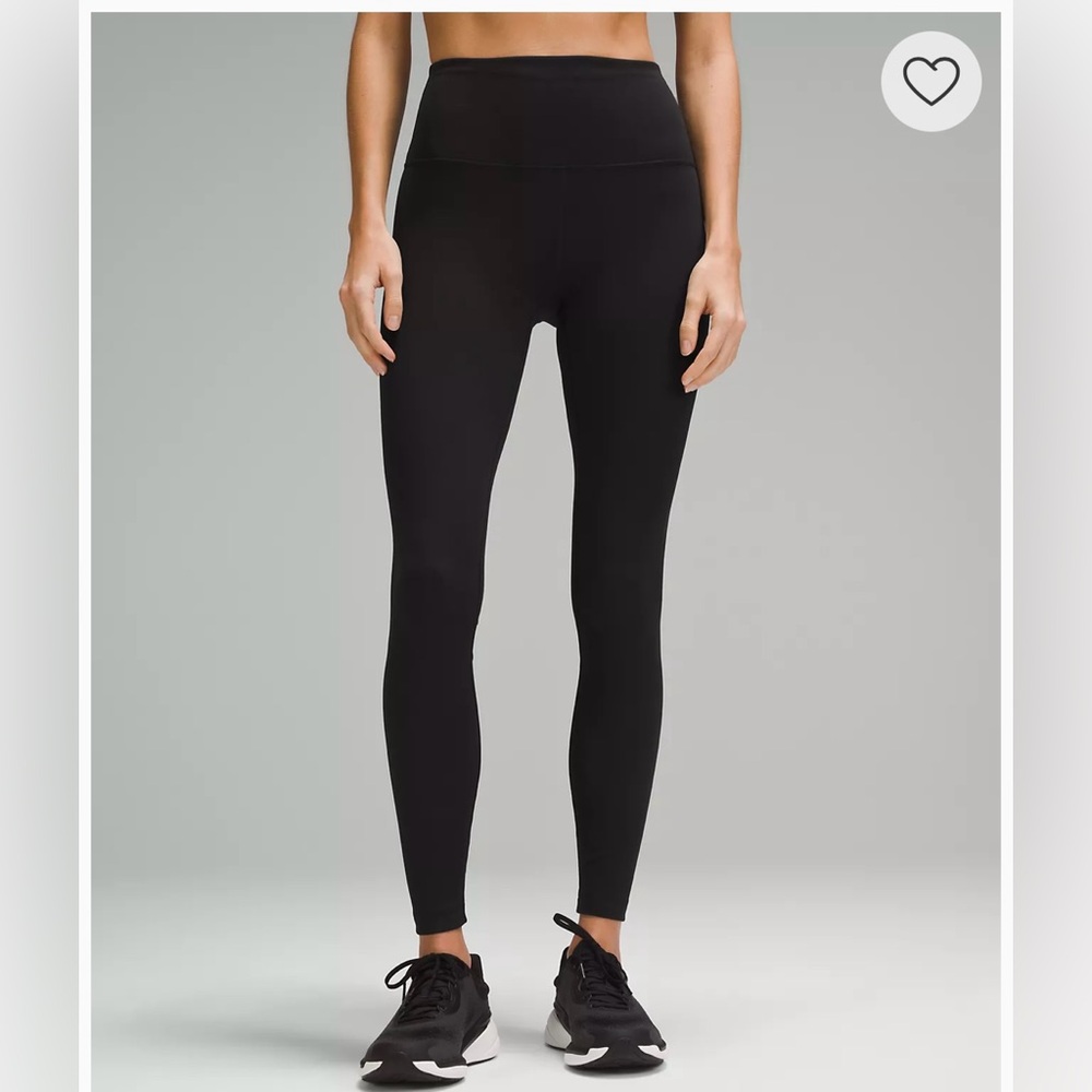 Lululemon Wunder Train Ribbed Tight. 28”. Black. Size 6. Like NEW!